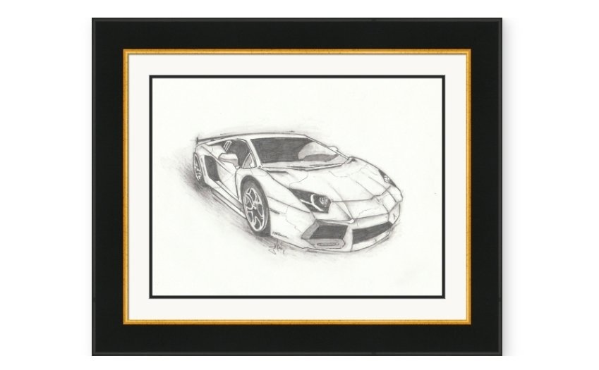 Lamborghini pencil